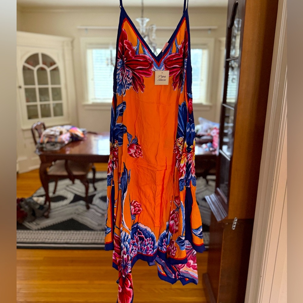 Boho flowy midi dress